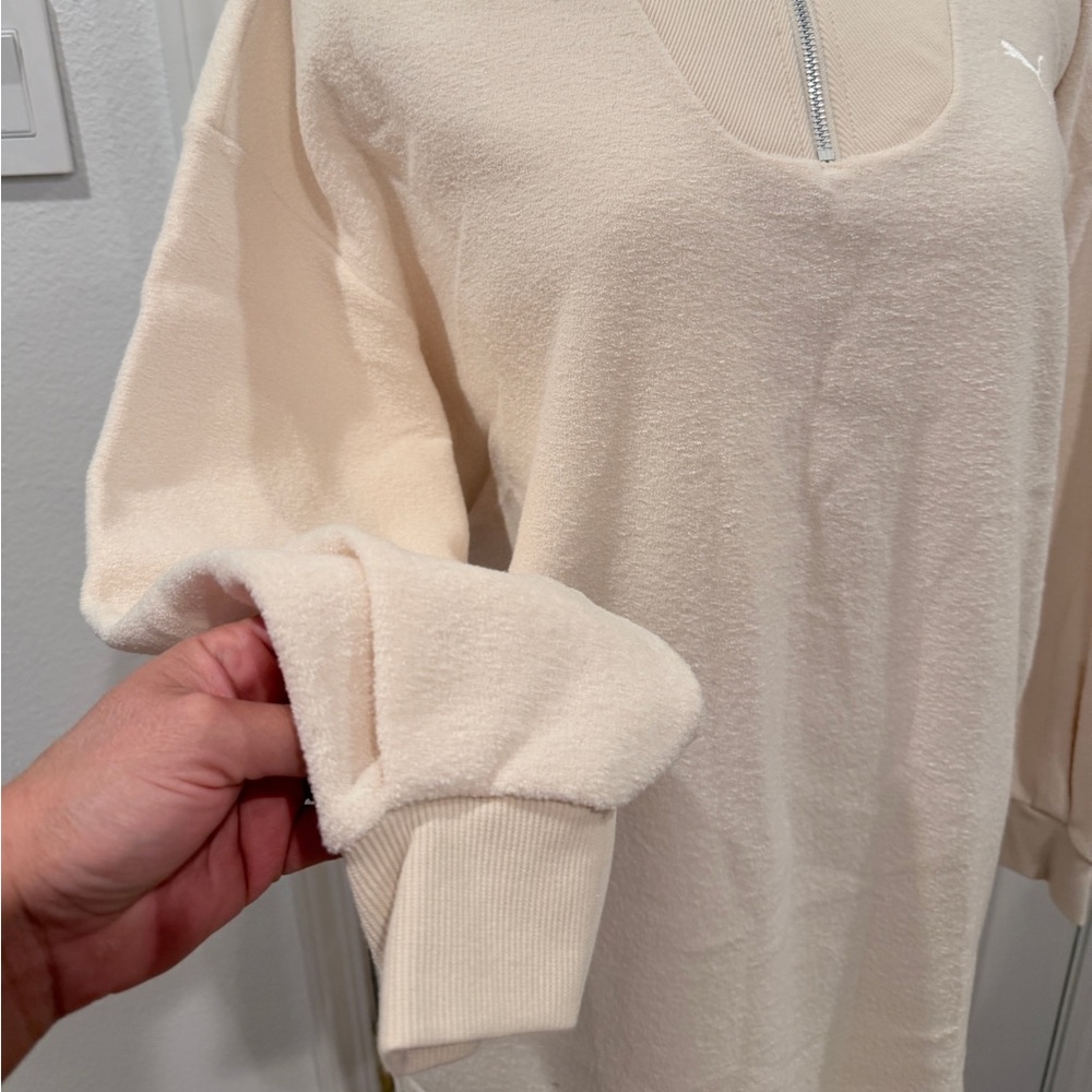 BNWT Puma Cream HER WINTERIZED Long Sleeve Tunic Top - Picture 8 of 16